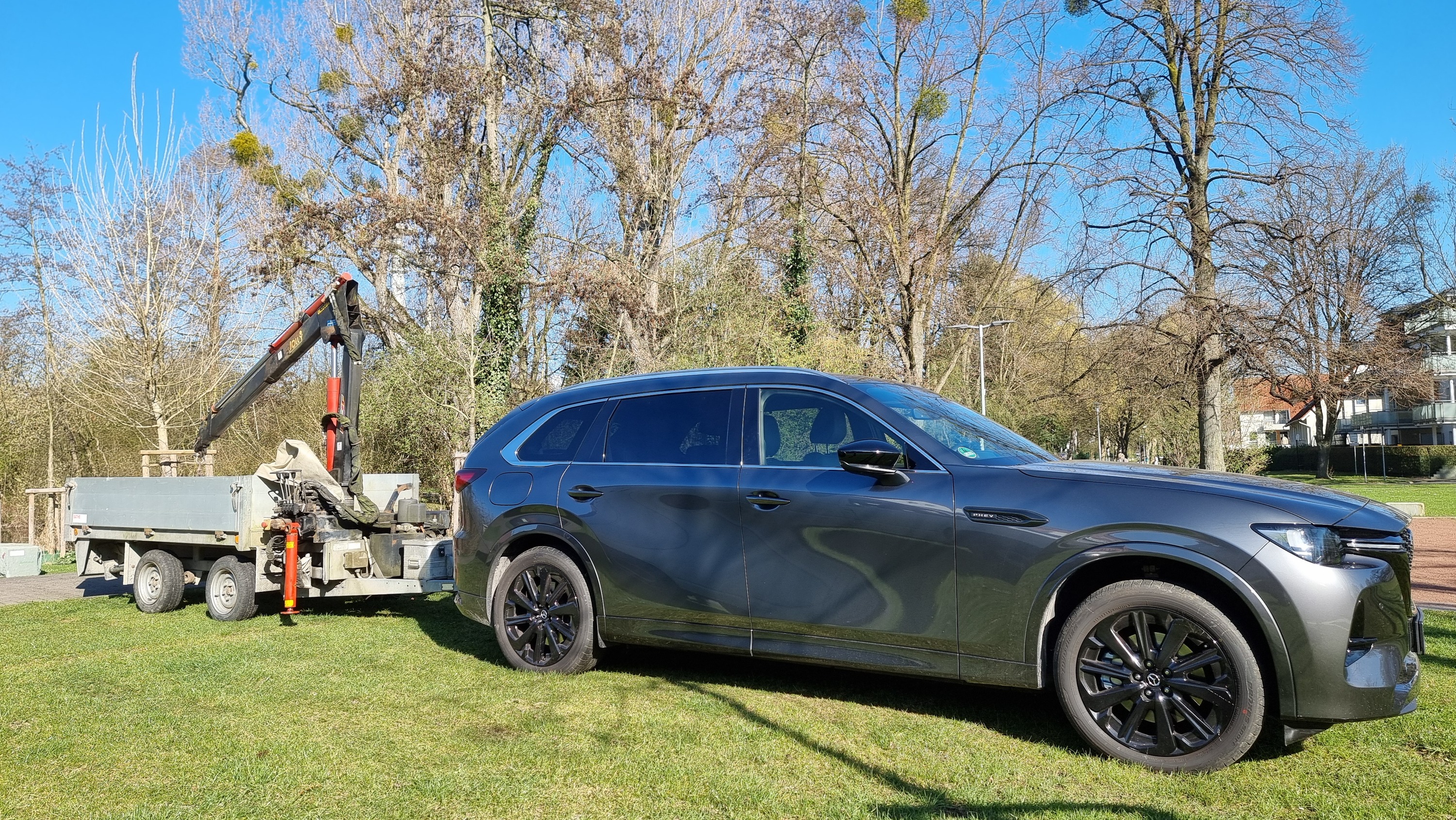CX 80 mit Kranhänger