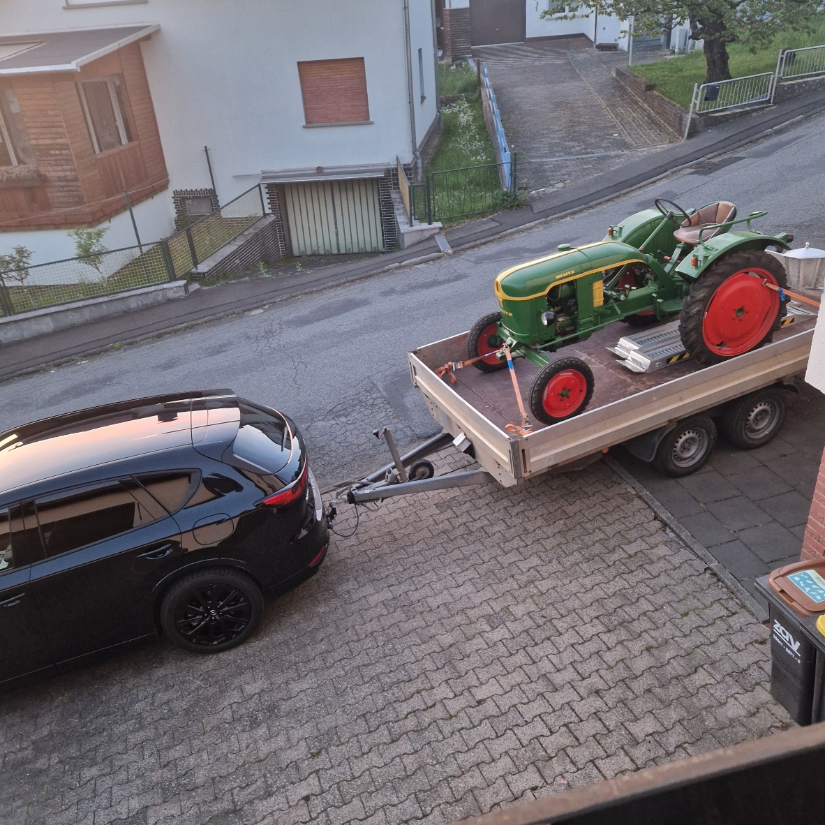 Auf dem Weg zur Traktor Ausstellung