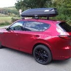 So, hier ist mein geliebter Mazda kurz vor der Abfahrt nach Balatonlelle.